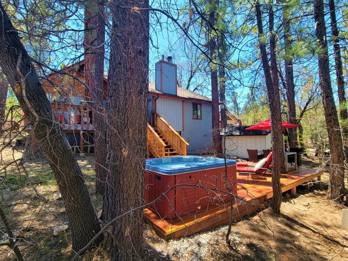 Four Seasons Getaway-Private Hot Spa With Pine Tree Views-Walk To Village And Pineknot Trailhead-Plus King Bed! Big Bear Lake Εξωτερικό φωτογραφία