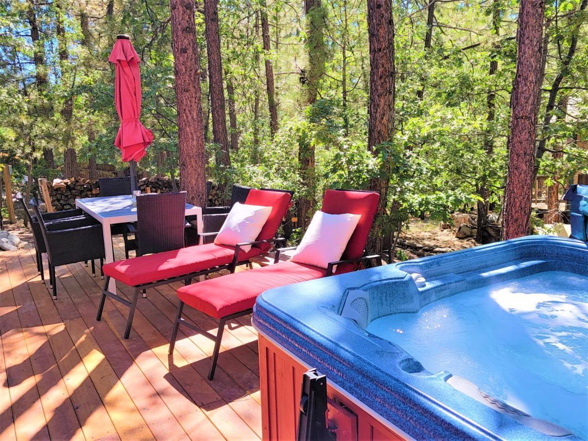 Four Seasons Getaway-Private Hot Spa With Pine Tree Views-Walk To Village And Pineknot Trailhead-Plus King Bed! Big Bear Lake Εξωτερικό φωτογραφία