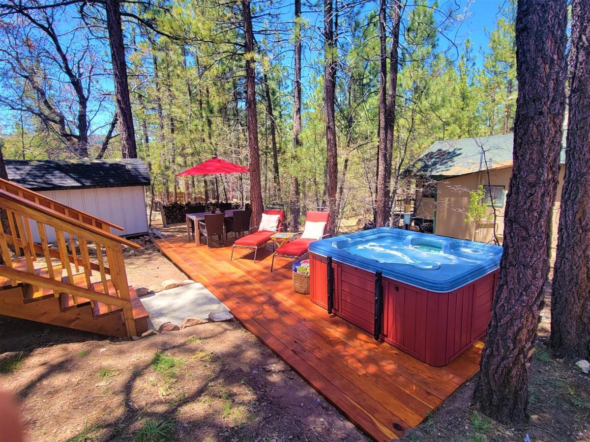 Four Seasons Getaway-Private Hot Spa With Pine Tree Views-Walk To Village And Pineknot Trailhead-Plus King Bed! Big Bear Lake Εξωτερικό φωτογραφία
